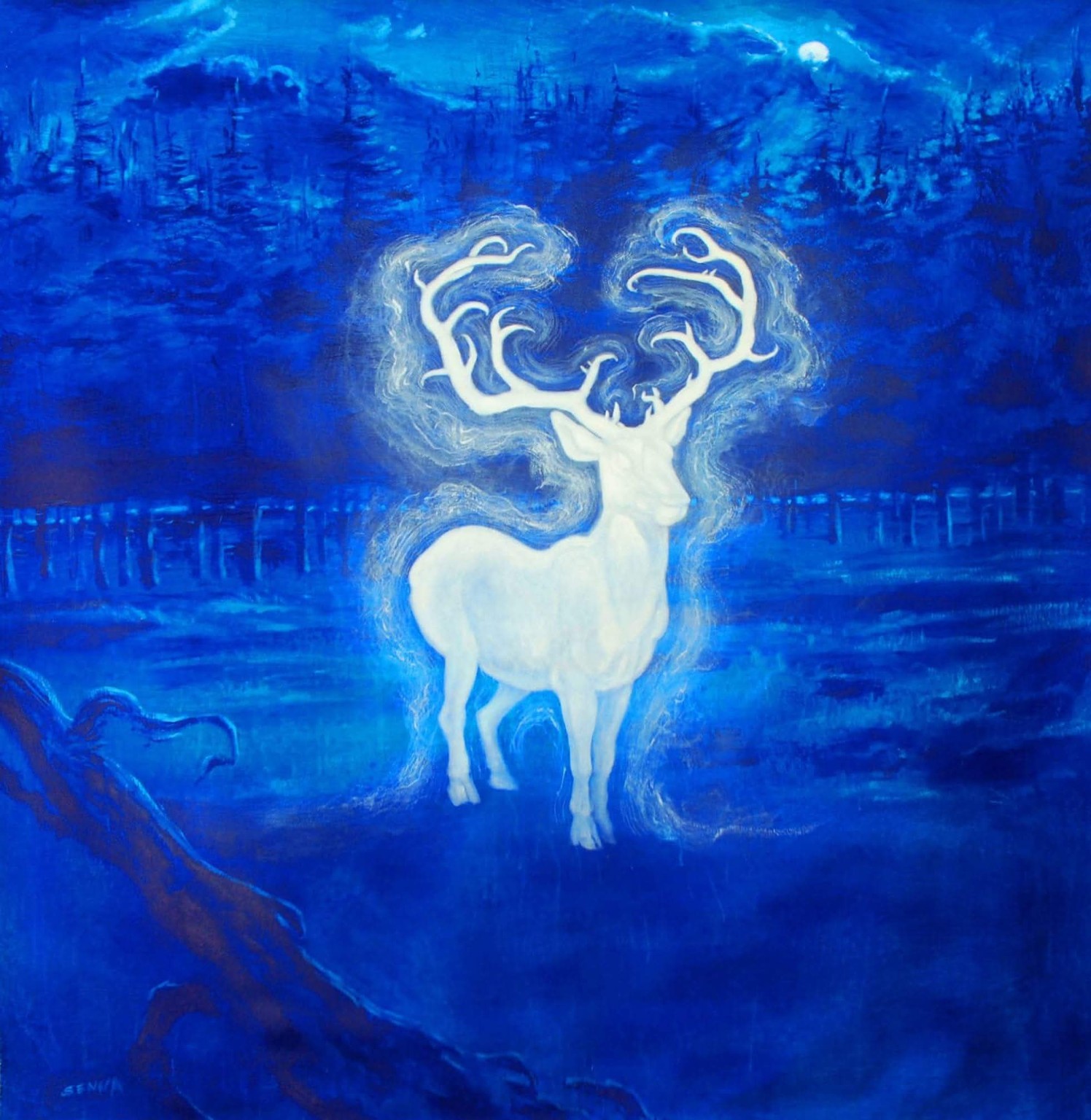 The White Stag painting